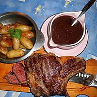 recette Cote de boeuf sauce marchand de vin