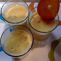 recette crème pudding à l'orange