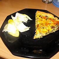 recette QUICHE AUX FRUITS DE MER ET CHAMPIGNONS