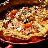 recette Tarte à la tomates et camembert