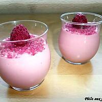 recette Crème à la rose