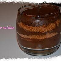 recette Mousse au chocolat et speculoos