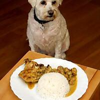 recette POULET AUX CHAMPIGNONS DE PARIS