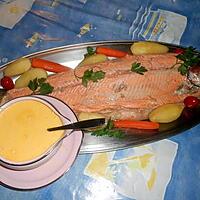 recette Truite de mer sauce hollandaise