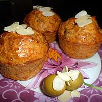 recette Muffins au thon et aux amandes