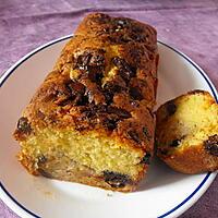 recette CAKE BANANE CHOCOLAT