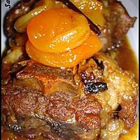 recette Tajine de viande aux abricots sec