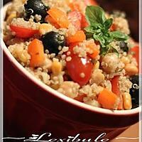 recette ~Salade de quinoa et de légumes (sans gluten)~