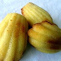 recette Madeleines à la vanille façon conticcini