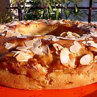 recette Couronne pommes amandes, parfumée à la fleur d'oranger