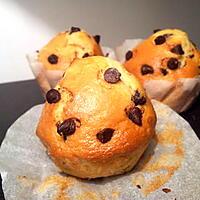 recette muffin aux pepites de chocolat