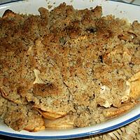 recette Crumble aux pommes
