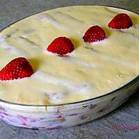 recette Tiramisu aux fraises