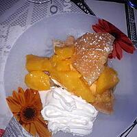 recette Mille-feuille banane/mangue