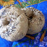 recette Bagel de campagne aux graines sans lait ni oeuf