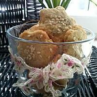 recette Sablé aux graines de sésame et graines de tournesol