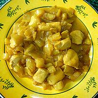 recette Curry de volaille aux endives