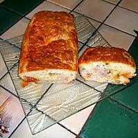 recette cake chorizo,jambon de parme et olive