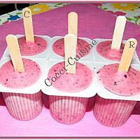 recette Glace petits Suisses aux fruits rouges