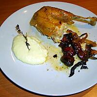 recette Poulet fermier au thym, romarin et tomates cerises confites