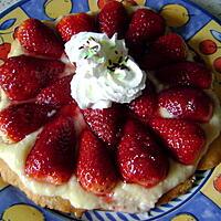 recette tarte aux fraises