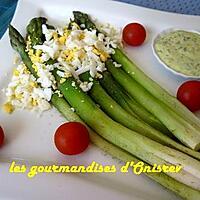 recette Asperges en sauce aux fines herbes