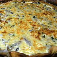 recette Tarte aux champignons du placard