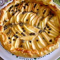 recette tarte aux pommes et aux pépites de chocolat