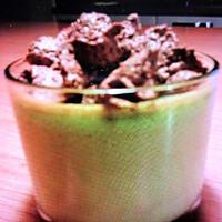 recette CREMES PISTACHE CHANTILLY CHOCOLAT