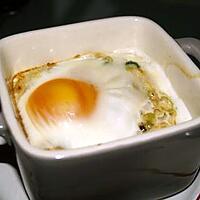 recette Oeufs en Cocotte au Poireaux et Chèvre Frais