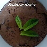 recette Fondant au chocolat minute