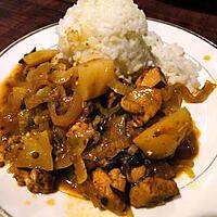 recette Poulet Vindaloo (à la mode de  Goa)