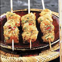 recette Brochettes de lotte