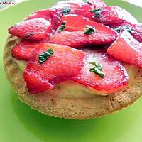 recette Tartelette aux fraises et crème citron