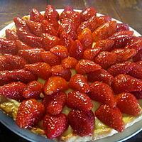 recette Tarte aux fraises à la crème pâtissière.