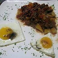 recette Boeuf haché au rutabaga et oeufs.