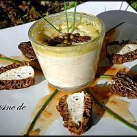 recette Flans de Foie gras aux Morilles