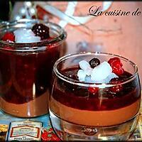 recette Duo chocolat et fruits rouges