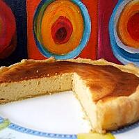 recette Tarte au fromage blanc à la vanille