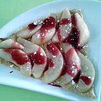 recette tarte fine poires framboises(recette jean michel cohen)