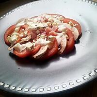 recette Salade de tomates composé au roquefort