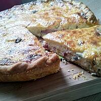 recette Quiche lorraine aux 3 fromages