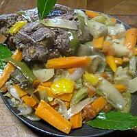 recette Macreuse de boeuf aux légumes.