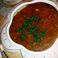 recette chorba frik "soupe algerienne"