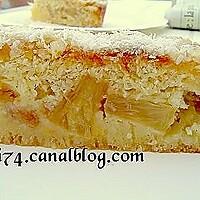 recette Gateau ananas,coco et caramel