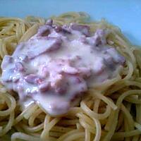 recette Sauce carbonara