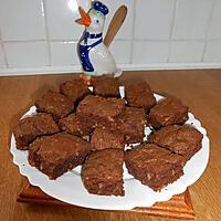 recette Brownies au chocolat et noix.