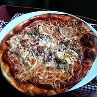 recette pizza champignons et fromage