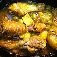 recette Poulet aux olives