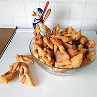 recette Petits beignets croisés,(sorte de bugnes)